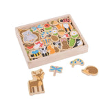 Houten Magneten - Bos | Fantastic Gifts Shop