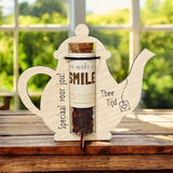 Houten Theepot Cadeauset - You Make Me Smile | Fantastic Gifts Shop
