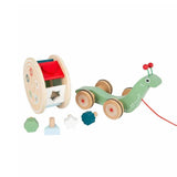 Houten Trekfiguur Vormenstoof - Slak | Fantastic Gifts Shop