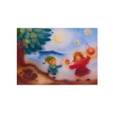 Kaart - 2 Kinderen met lantaarn | Fantastic Gifts Shop
