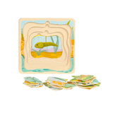 Lagenpuzzel Cyclus - Kikker | Fantastic Gifts Shop