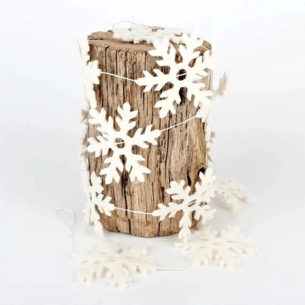 Viltslinger - Sneeuwvlokken | Fantastic Gifts Shop