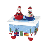 Muziekdoosje - Kerstman & Sneeuwpop | Fantastic Gifts Shop