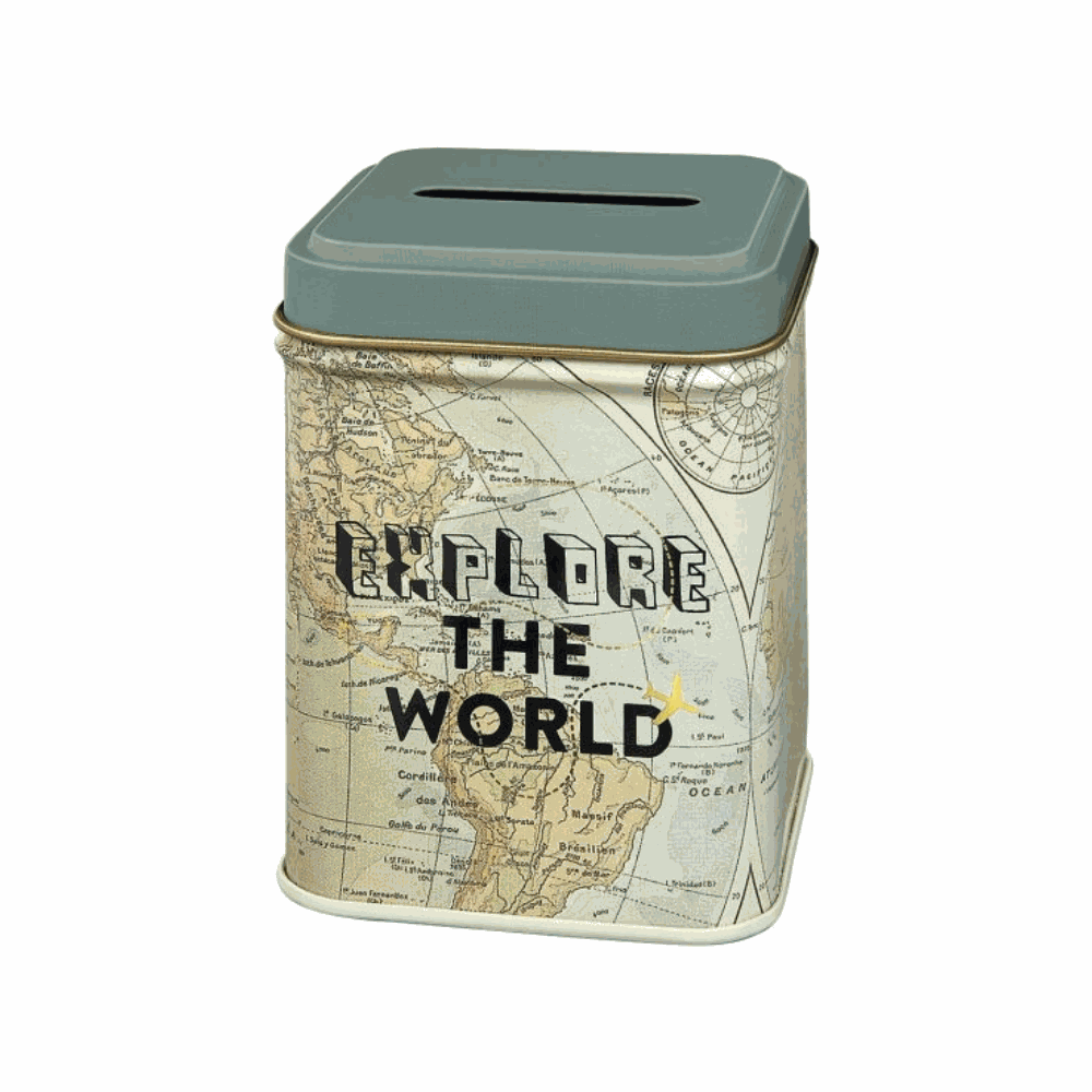 Spaarpotje "Explore" | Fantastic Gifts Shop