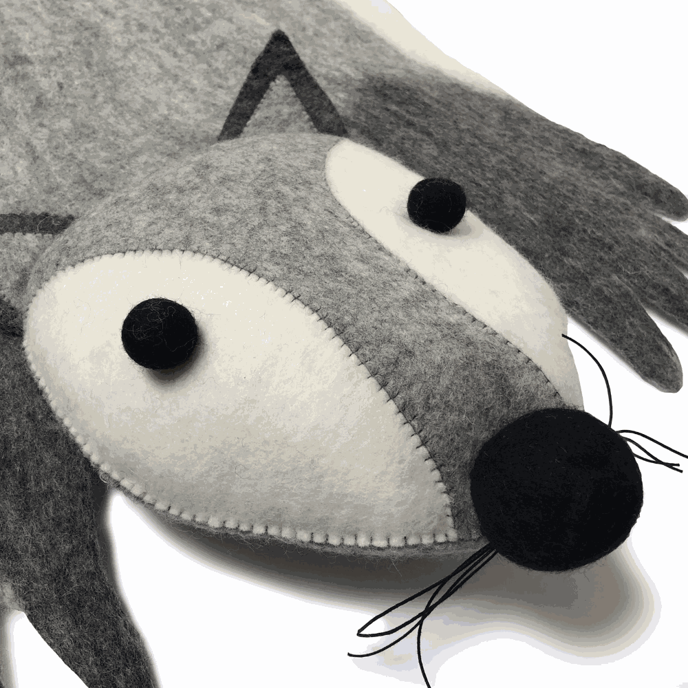 Vloerkleed - Wolf | Fantastic Gifts Shop