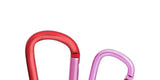 Reisset Karabijnhaken Rood/Roze