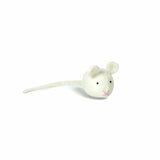 Vilten Muis Groot Wit