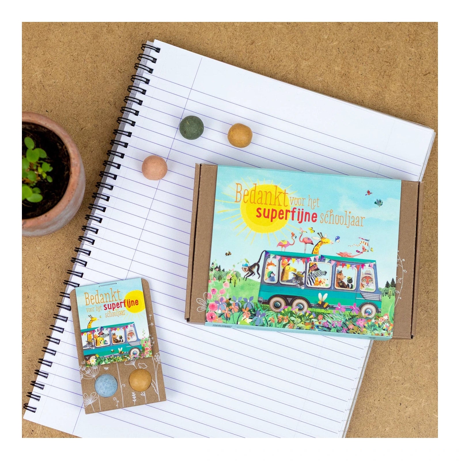 Blossombs - Einde Schooljaar - Giftbox illustratie | Fantastic Gifts Shop