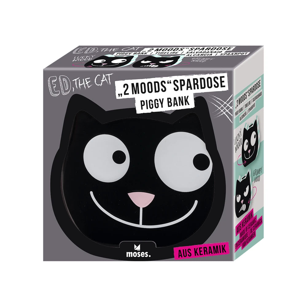 Ed, the Cat - Spaarpot Keramiek 2 | Fantastic Gifts