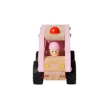 Houten Auto - Roze