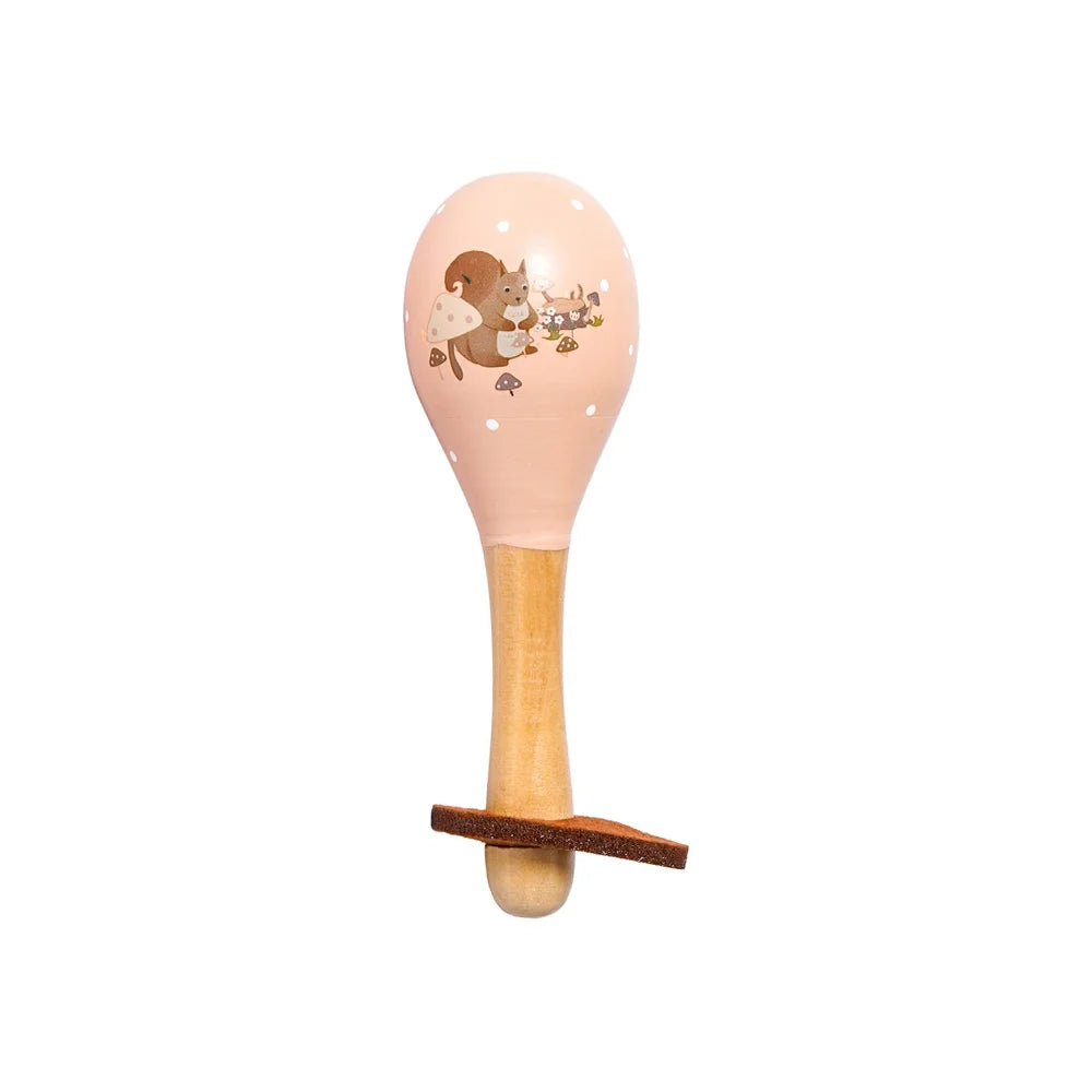 Houten Maracas - Zebra & Eekhoorn - Set van 2 | Fantastic Gifts