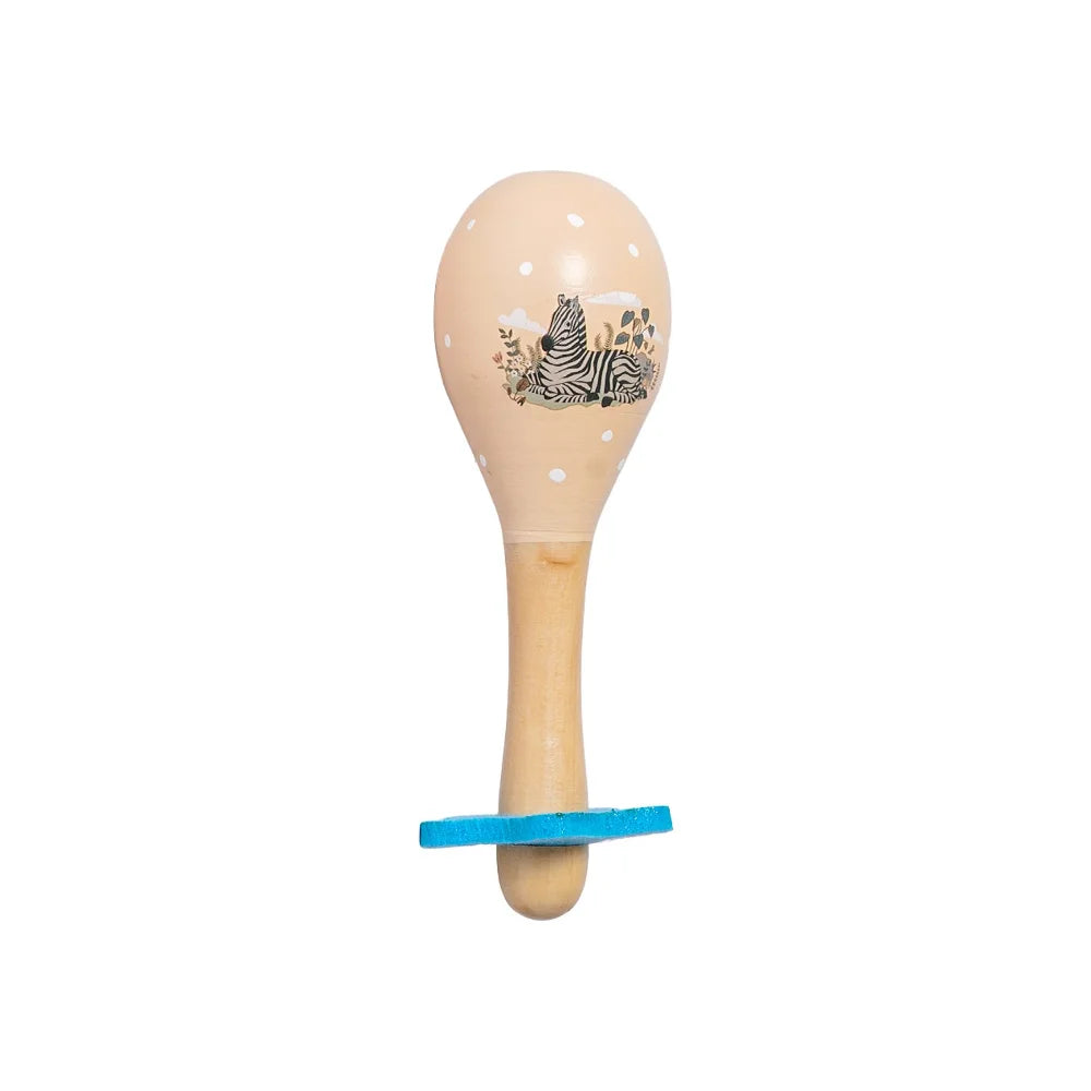 Houten Maracas - Zebra & Eekhoorn - Set van 2 | Fantastic Gifts