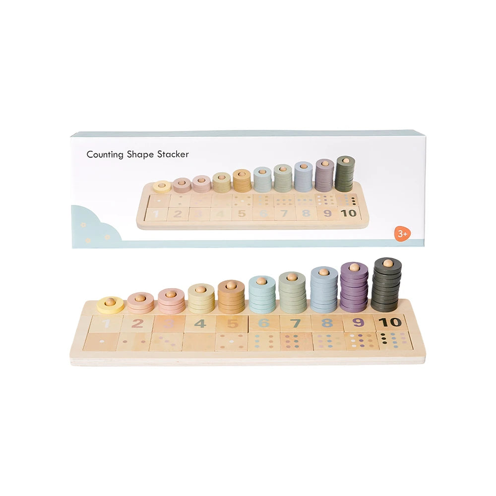 Houten Stapel- en Telpuzzel 1 | Fantastic Gifts
