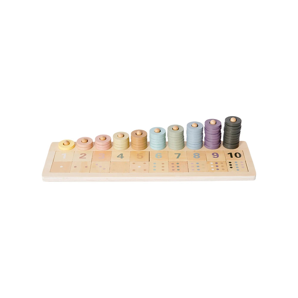 Houten Stapel- en Telpuzzel 5 | Fantastic Gifts