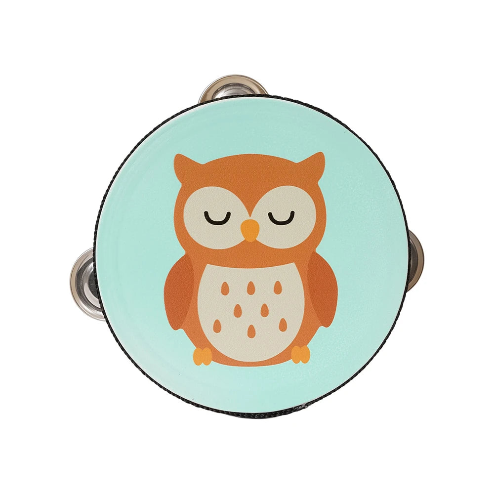 Houten Tamboerijn - Uil 1 | Fantastic Gifts