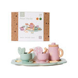 Houten Thee Service - 17 delig 1 | Fantastic Gifts