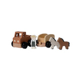 Houten Traktor met Paardentrailer - 5 delig 4 | Fantastic Gifts