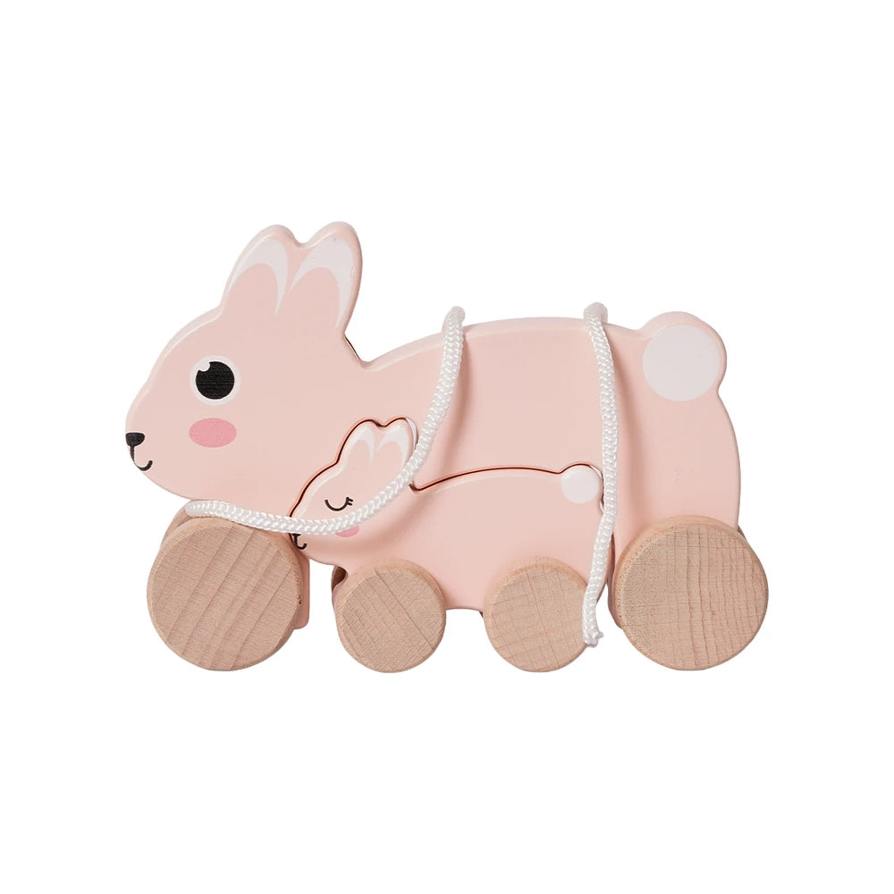 Houten Trekdier - Konijn 2 | Fantastic Gifts
