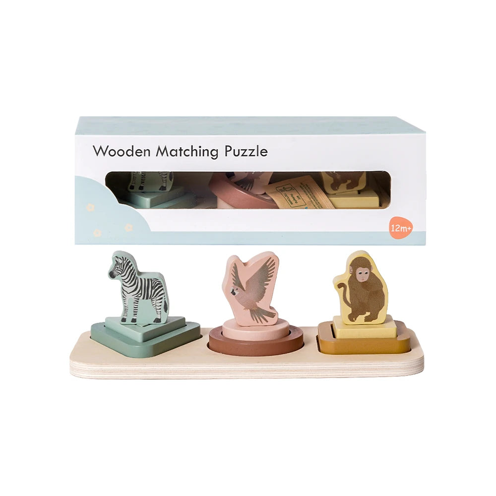 Houten Vormenpuzzel - Dieren 1 | Fantastic Gifts