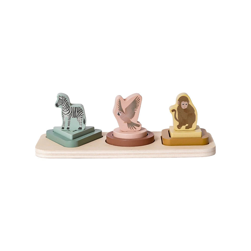 Houten Vormenpuzzel - Dieren 4 | Fantastic Gifts