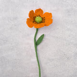Vilten Bloem Oranje Klaproos | Fantastic Gifts