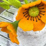 Vilten Bloem Oranje Klaproos | Fantastic Gifts