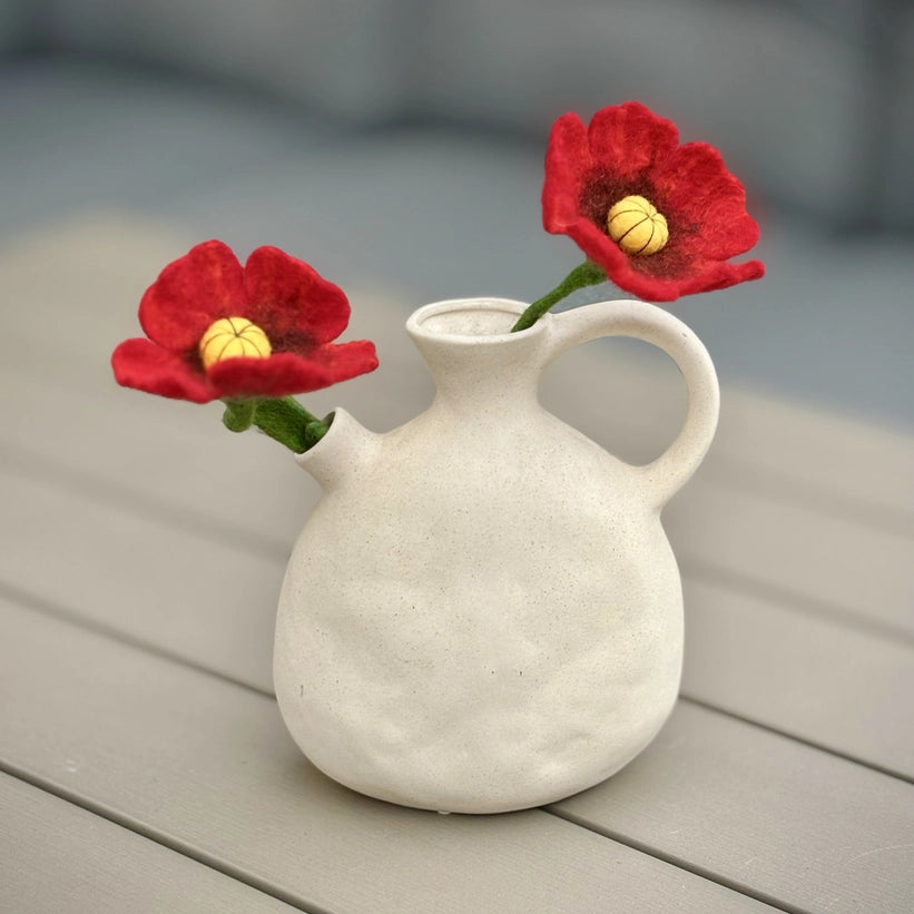 Vilten Bloem Rode Klaproos | Fantastic Gifts