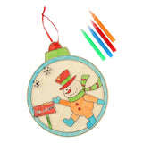 DIY Kerstbal Kleurset met Viltstiften "Kerstman" | Fantastic Gifts Shop