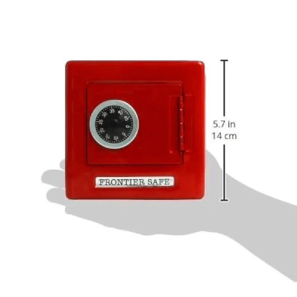 Goki - Metalen Kluis met Cijferslot - Rood | Fantastic Gifts Shop