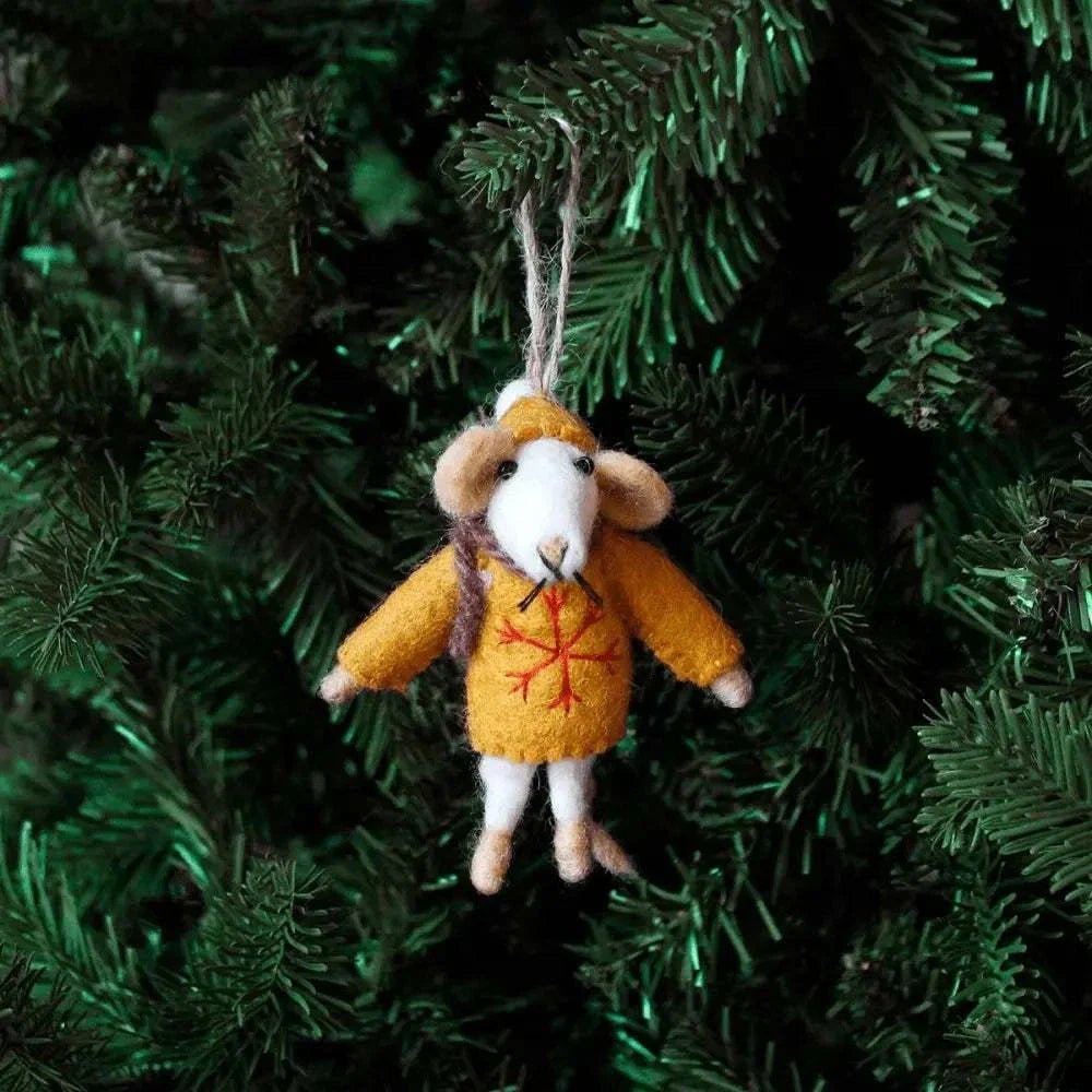 Hanger - Muis Geel | Fantastic Gifts Shop