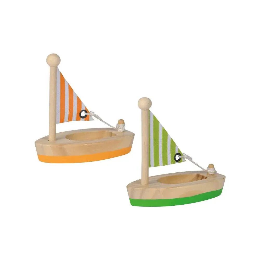 Houten Zeilbootjes, 2st. | Fantastic Gifts Shop