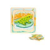 Lagenpuzzel Cyclus - Kikker | Fantastic Gifts Shop