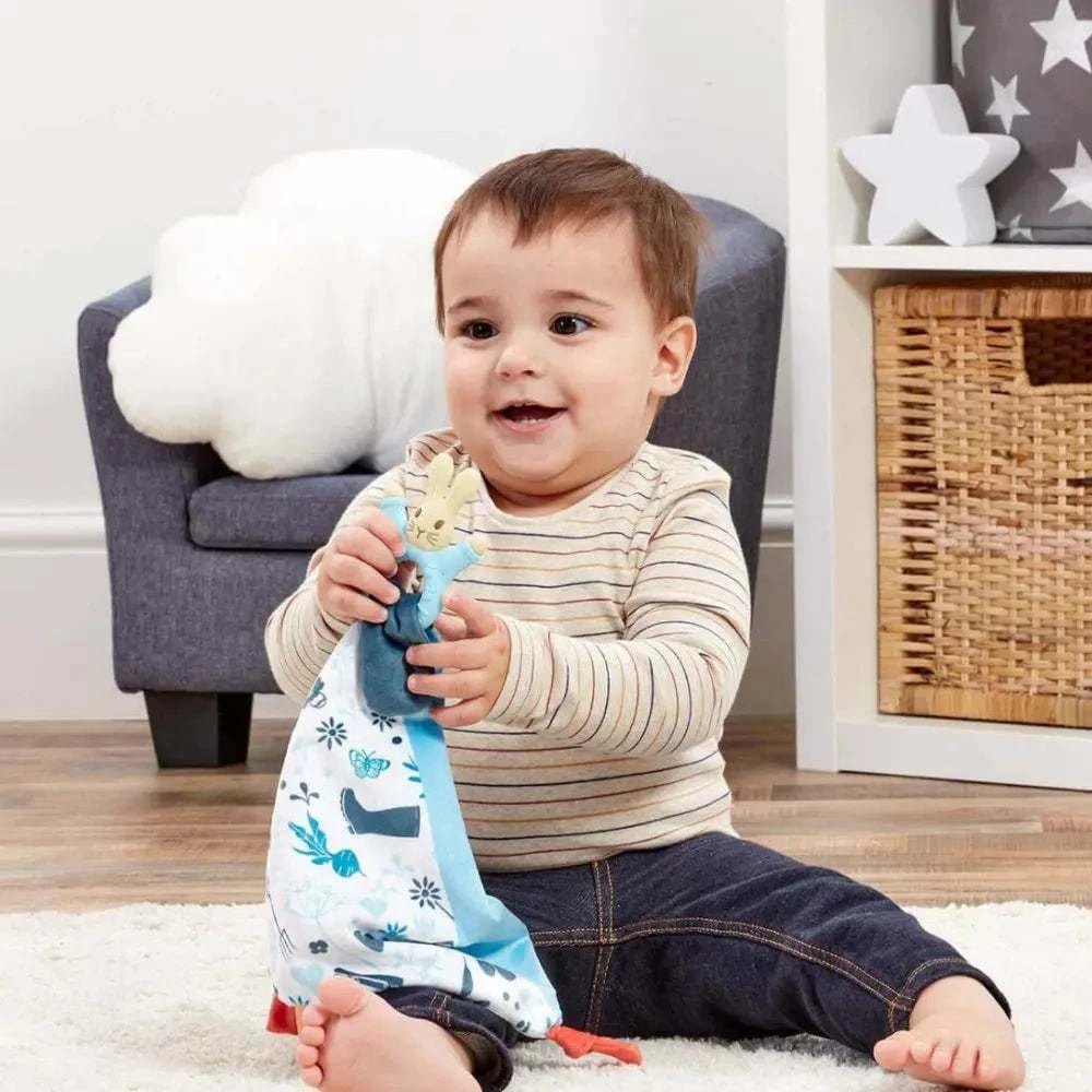 Pieter Konijn - Bijtring & Doekje Blauw | Fantastic Gifts Shop