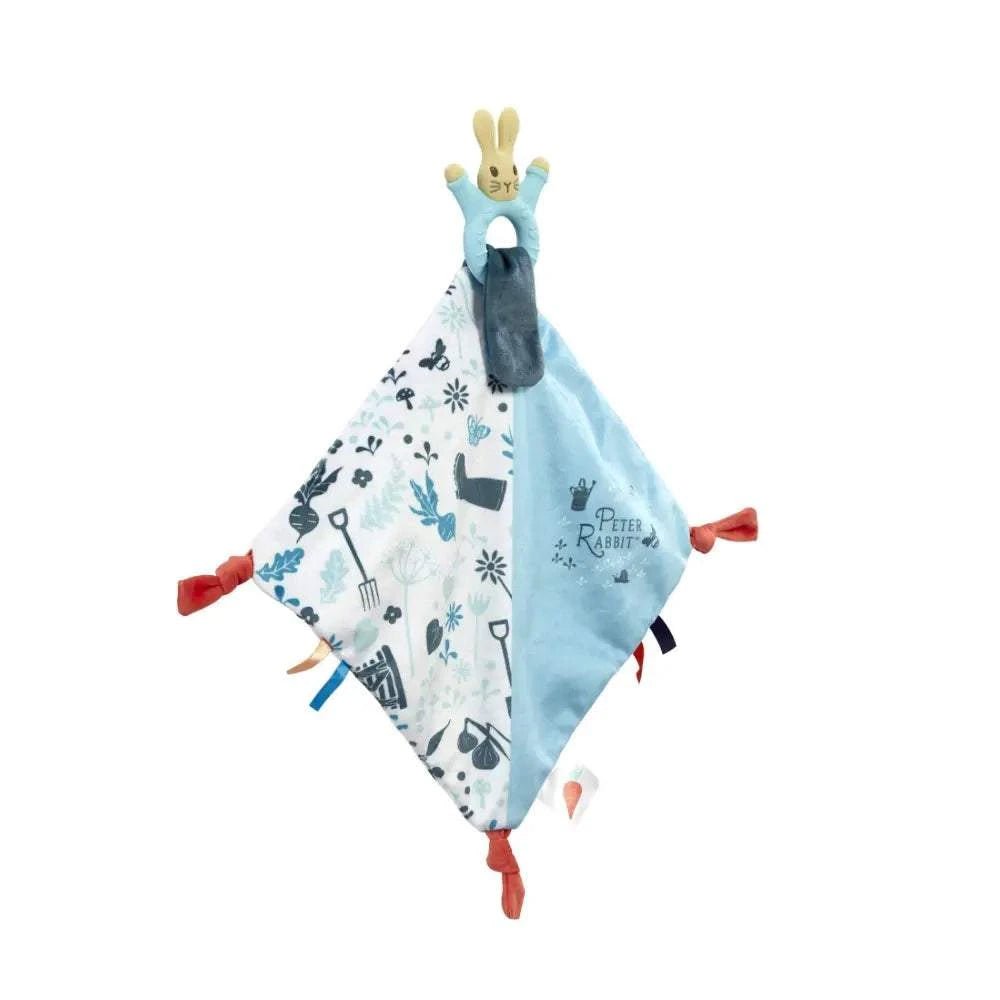 Pieter Konijn - Bijtring & Doekje Blauw | Fantastic Gifts Shop