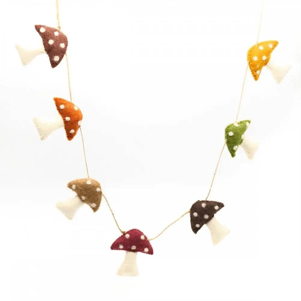 Viltslinger - Paddenstoel Aardetinten | Fantastic Gifts Shop