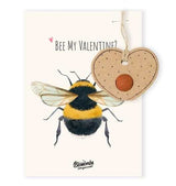 Blossombs - "Bee my Valentine" Kaart + Hanger | Fantastic Gifts Shop