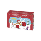 Kerst Arreslee Auto met Elastiek Motor | Fantastic Gifts Shop