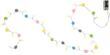 Lichtketting Pompom Voorjaar Pasen (voor binnen!) | Fantastic Gifts Shop